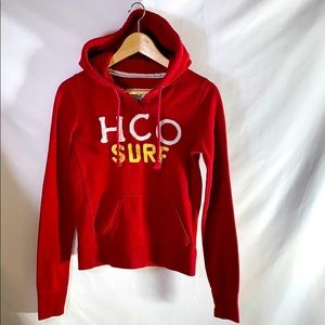 Hollister women's red Hoodie